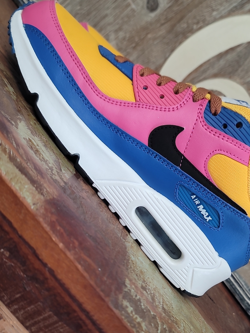 🔥 Nike Air Max 90 'Multi Color' Wmns 8 Great Condition. Fast Shipping. - Picture 11 of 15